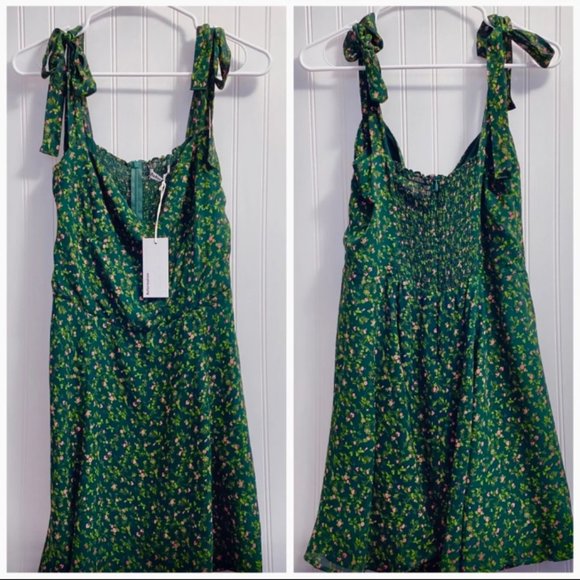 Reformation Niara Dress | Coriander🎉Summer SALE🎀 NEW - Picture 5 of 11